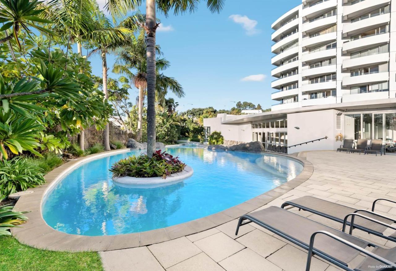 Le Mirage- Stylish, Central Apartment With Pools, Sauna, More Auckland Luaran gambar